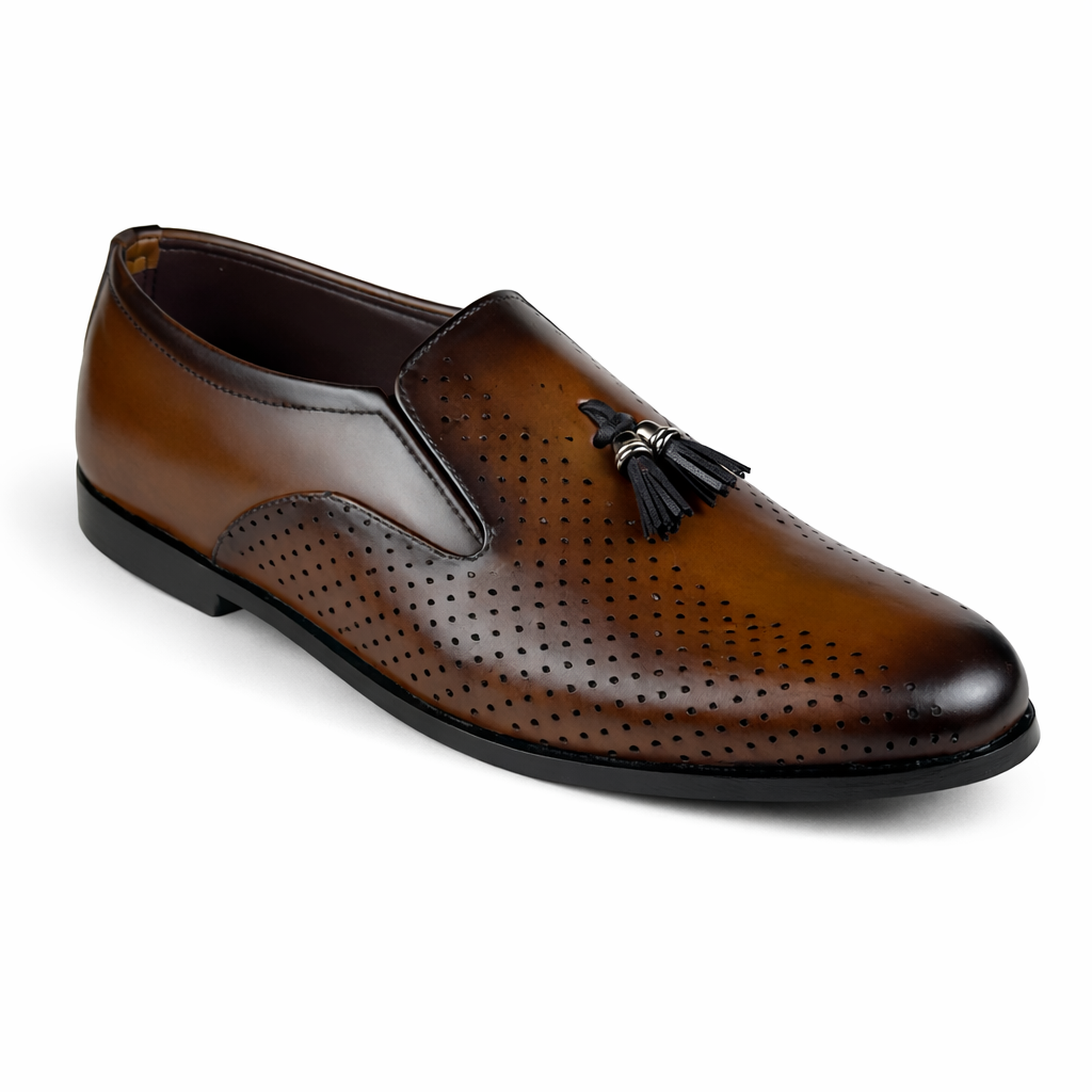 BROWN TASSEL - LEATHER SOLE