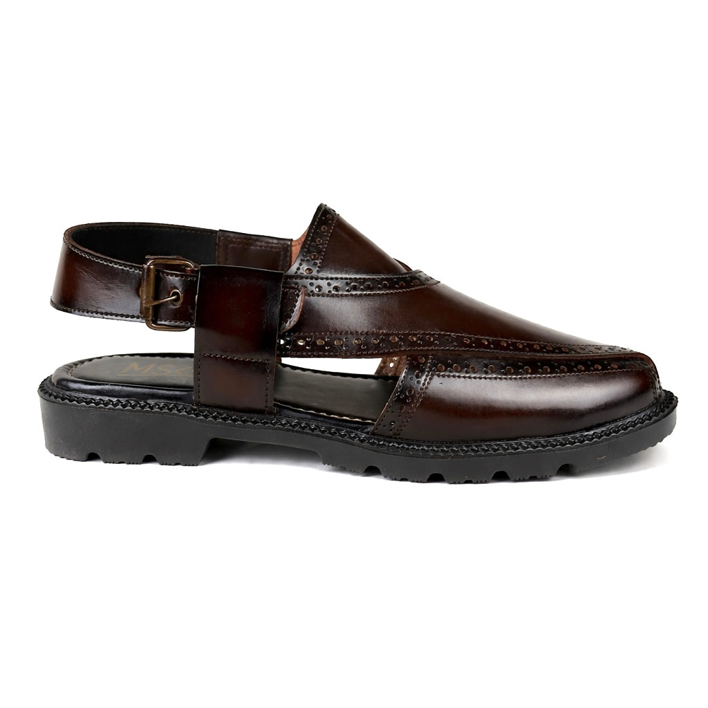 HIGH SOLE PESH - BROWN BROGUE - 5063