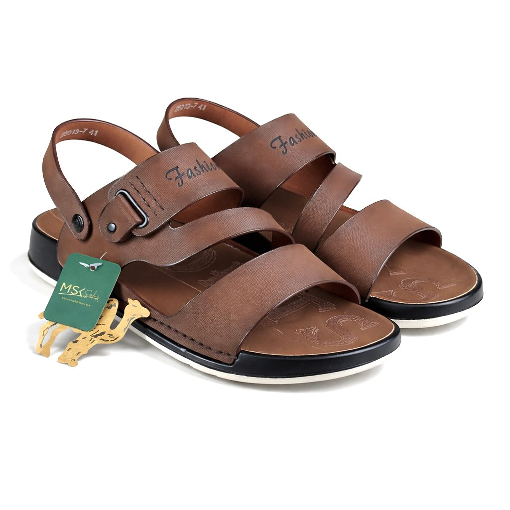MATE BROWN MEDICATED SANDAL + SLIPPER