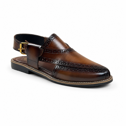 STITCH SOLE - COMMANDO BROGUE - 8163