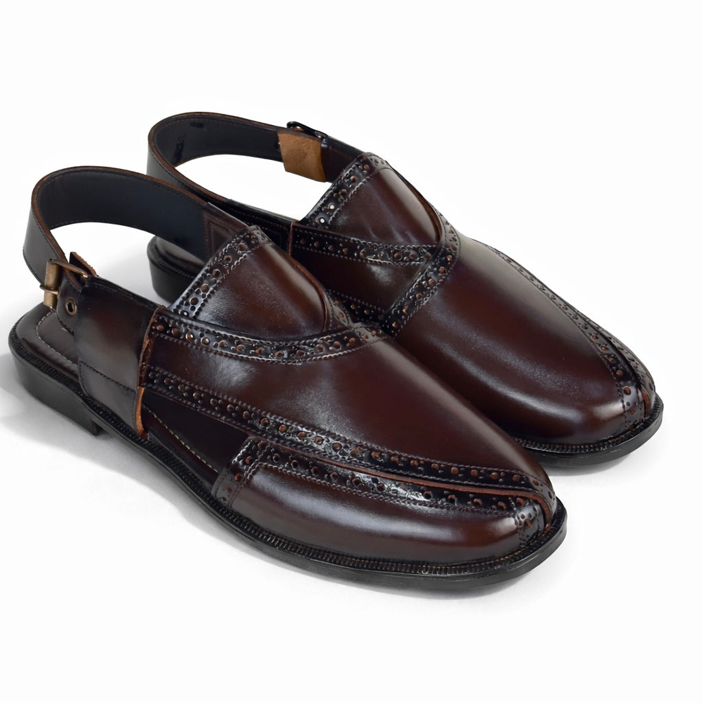 BROWN BROGUE PESH - 8063