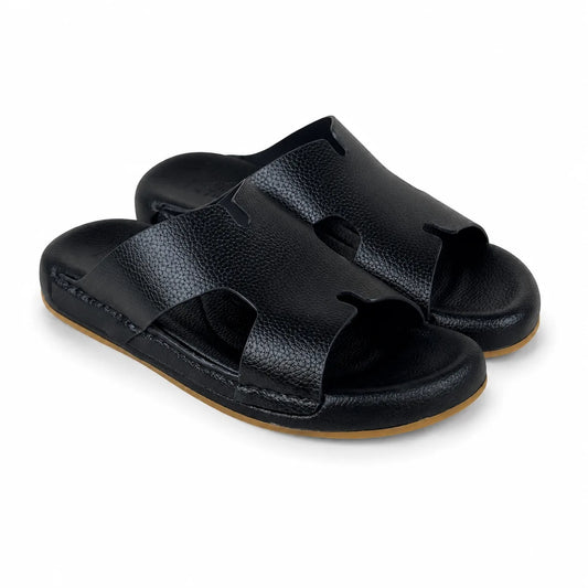 HORMUS MEDICATED SLIPPER -  BLACK