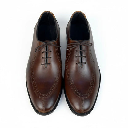 SHADED BROWN BROGUE OXFORD