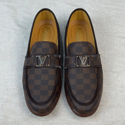 BROWN LV CHEAK LOAFER
