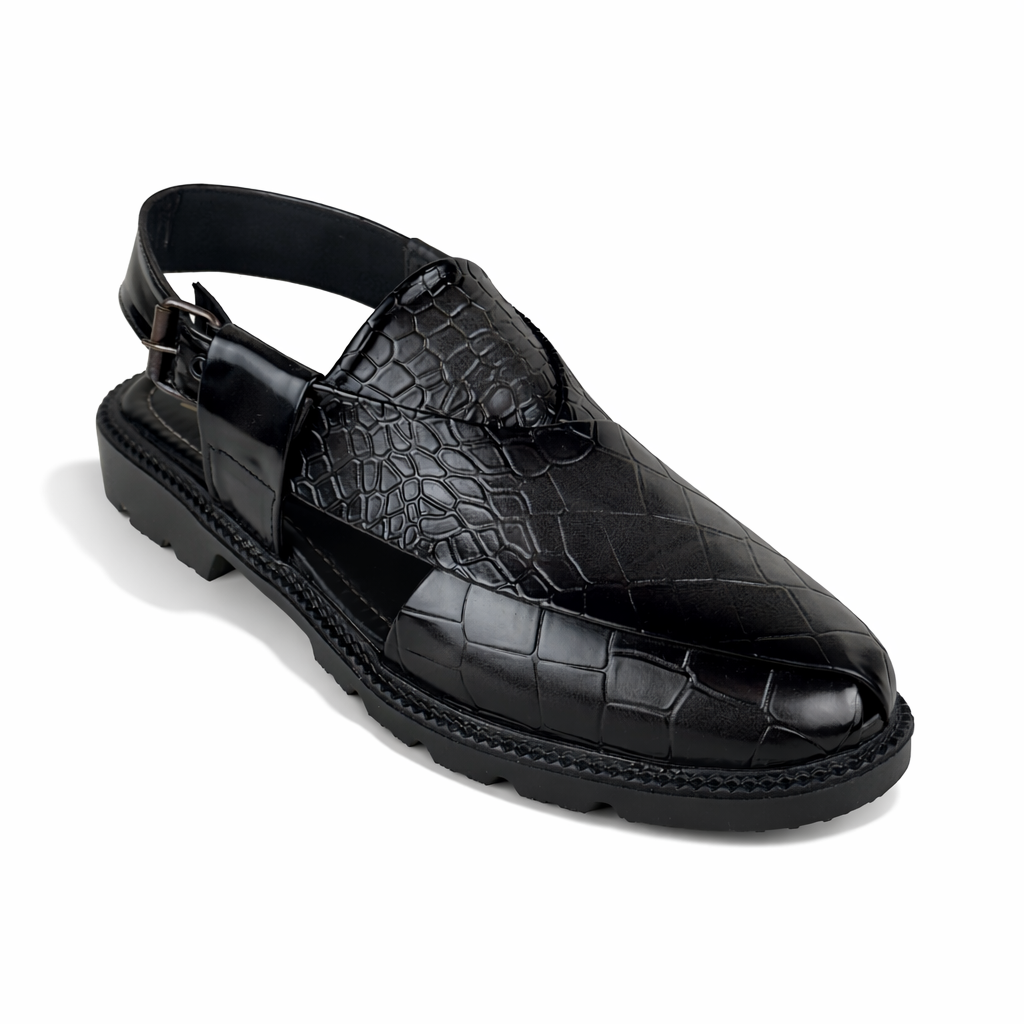 HIGH SOLE PESH - CROC GREY - 5025