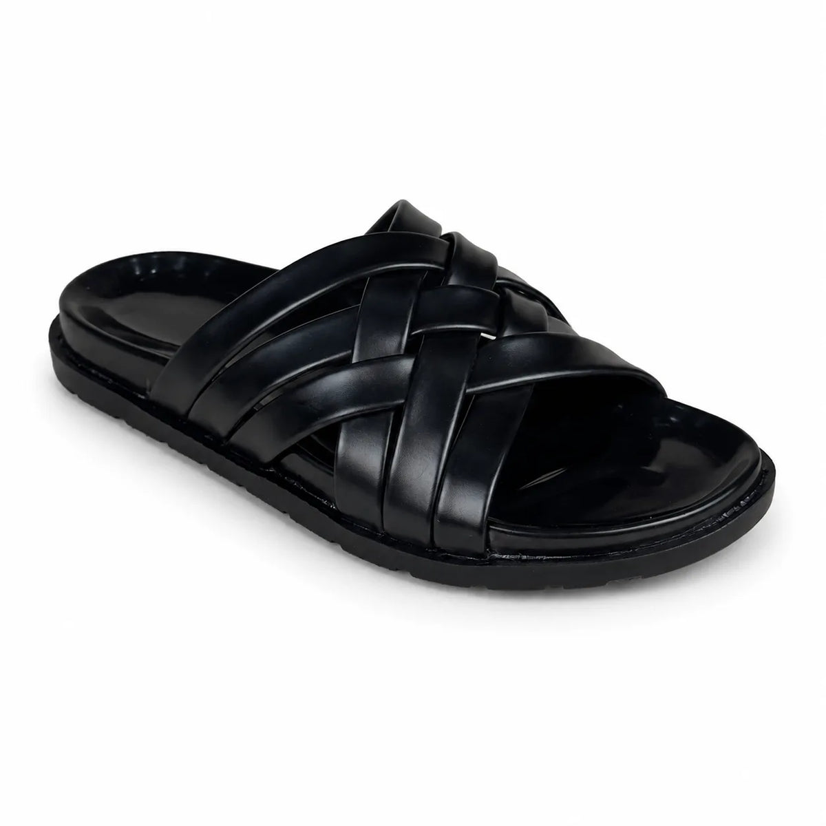 BRAIDE SLIPPER - BLACK