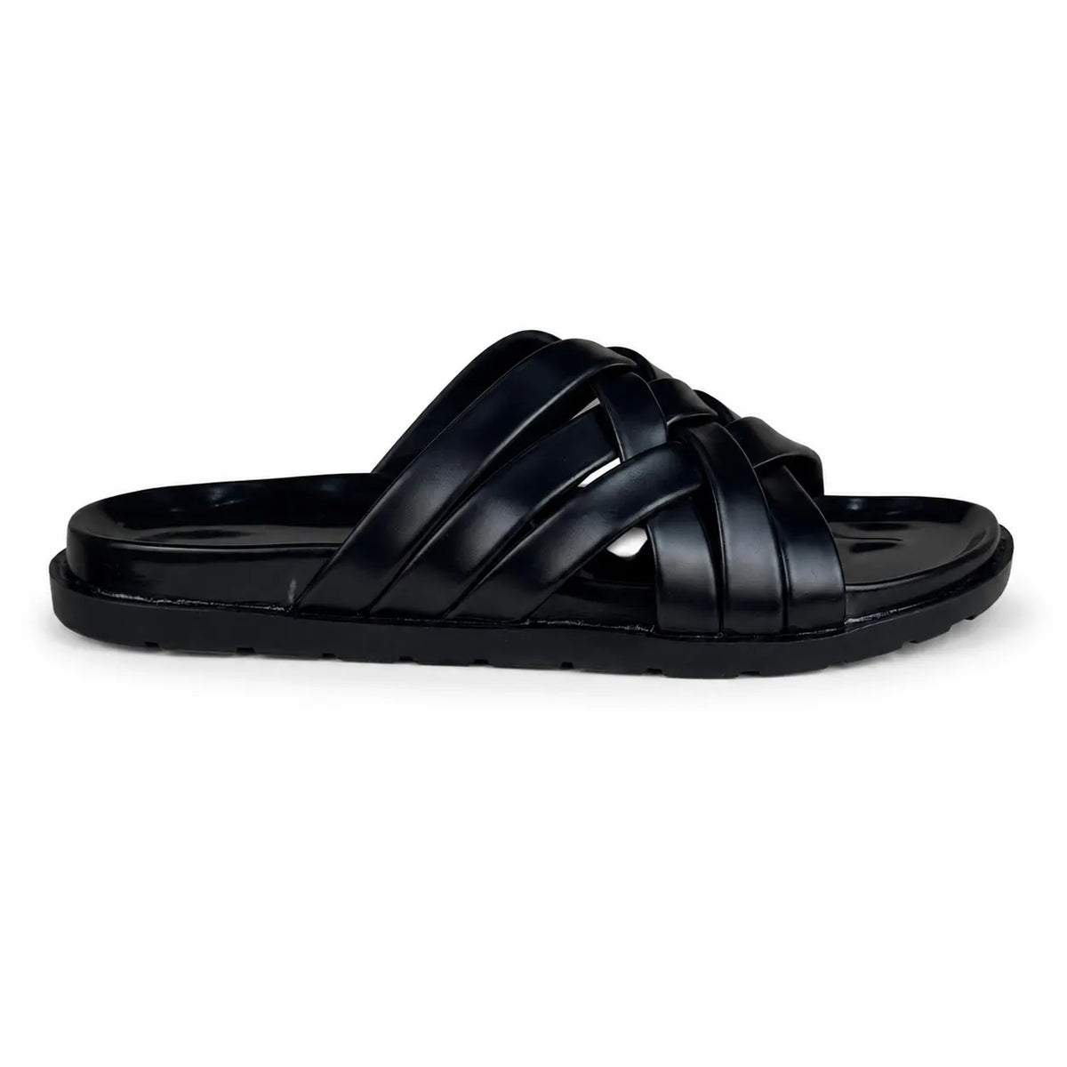 BRAIDE SLIPPER - BLACK