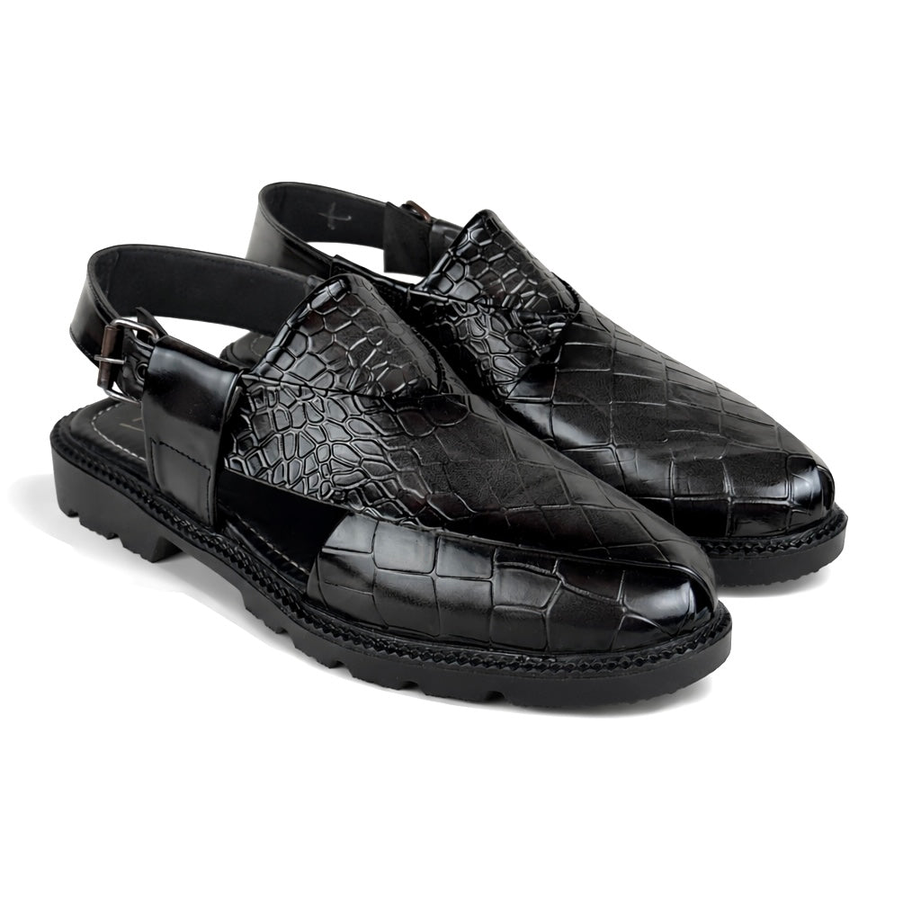 HIGH SOLE PESH - CROC GREY - 5025