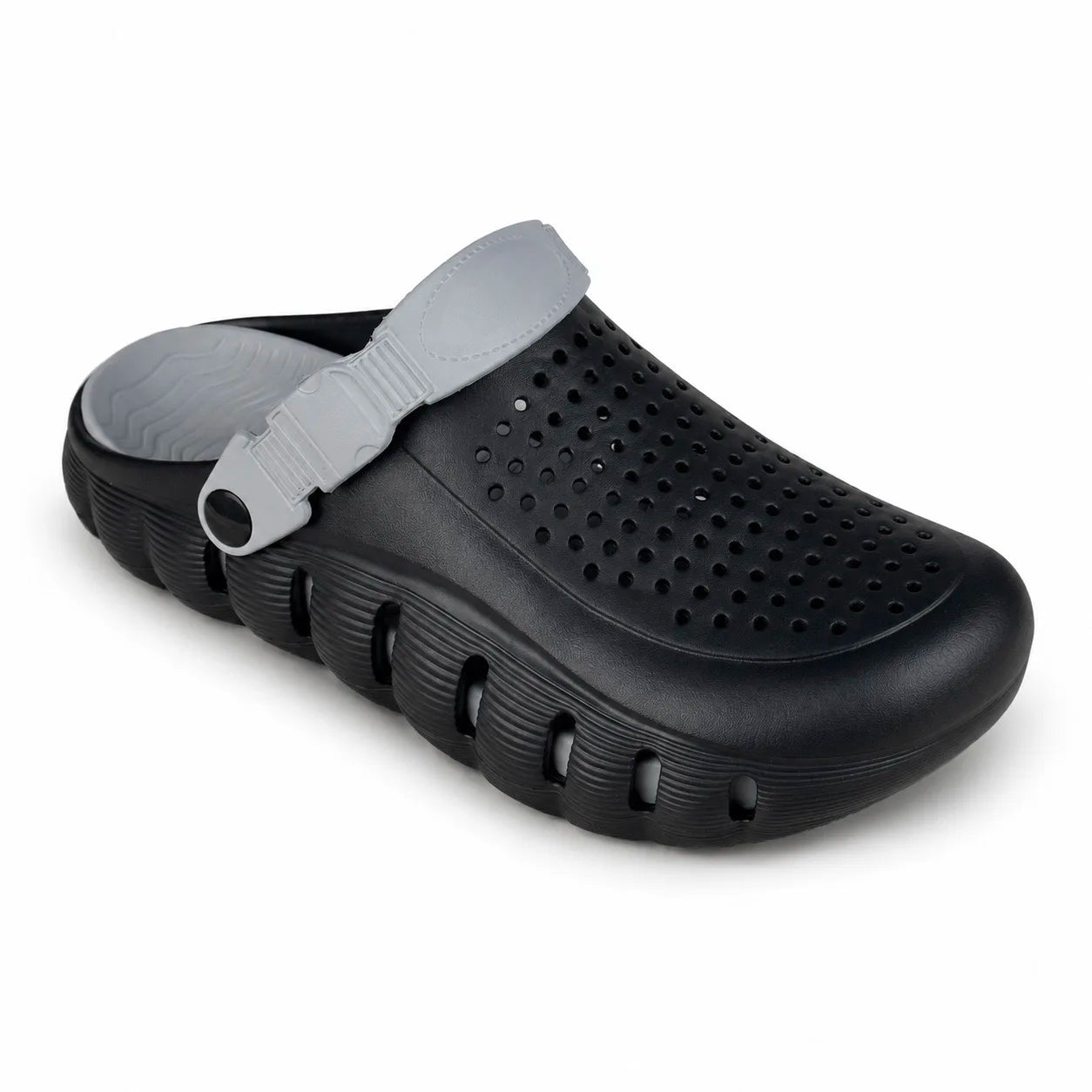 CROCS BLACK - SILVER