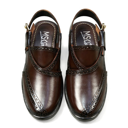 BROWN BROGUE PESH - 8063