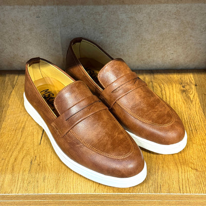 BROWN MEDICATED LOAFER