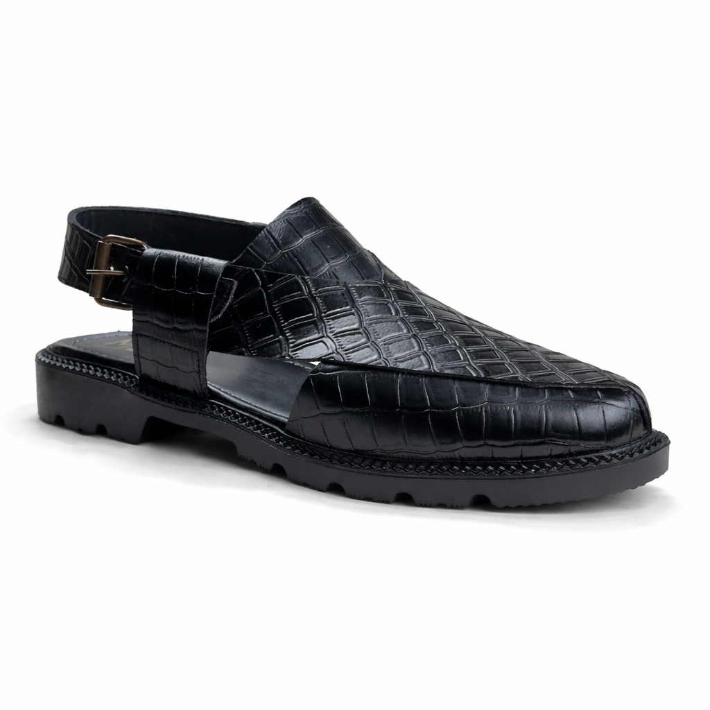 HIGH SOLE PESH - CROC BLACK - 5015