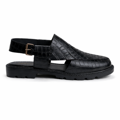 HIGH SOLE PESH - CROC BLACK - 5015